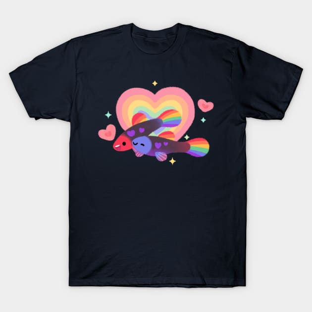 Rainbow guppy 2 T-Shirt by pikaole